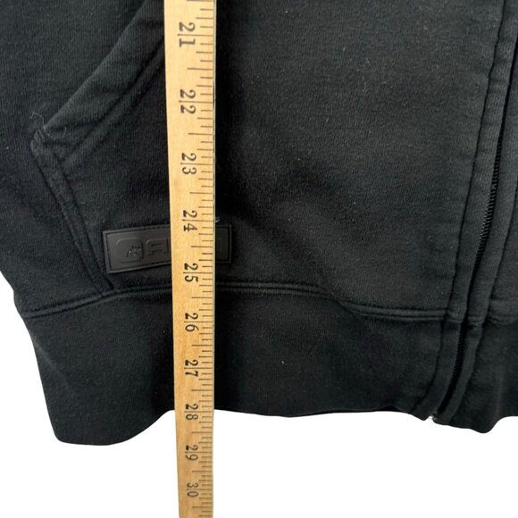 Vintage And1 Mens Black Basketball Hoodie With Zip Front & Pockets Y2K 90s READ - Picture 6 of 13